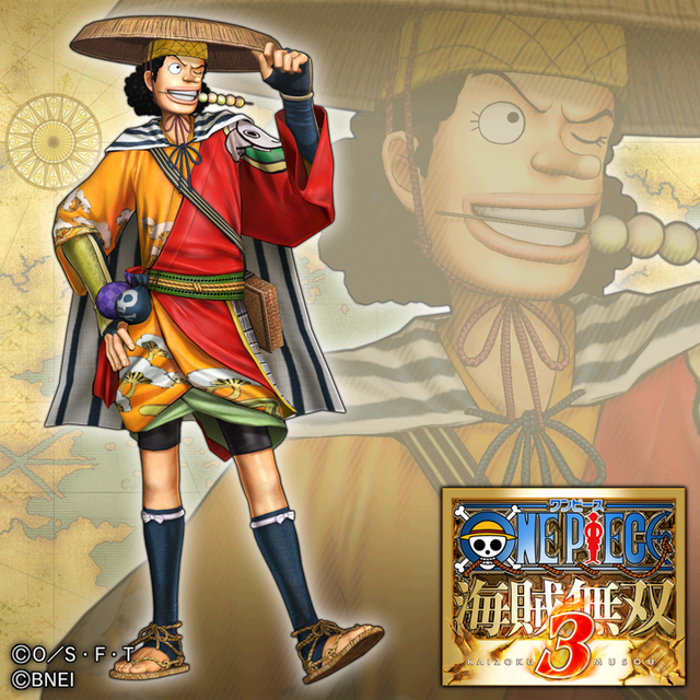 Game cover: One Piece: Pirate Warriors 3 - Additional Costume: Usopp (Kimono)