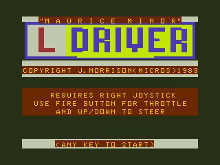 Game cover: Maurice Minor