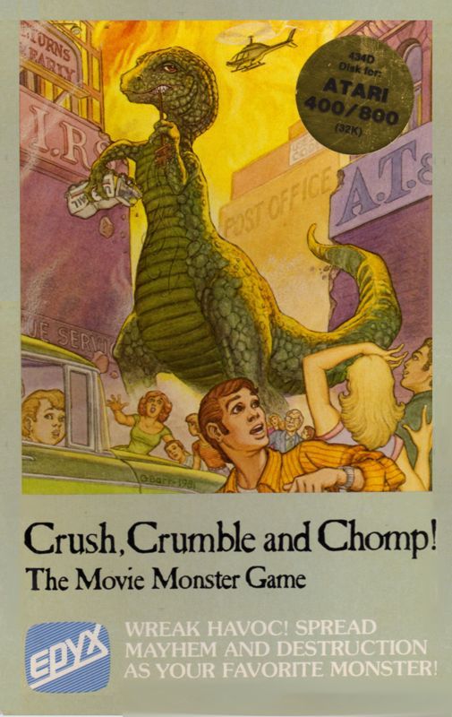 Game cover: Crush, Crumble and Chomp!