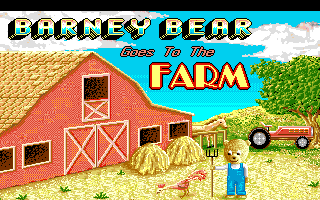 Game cover: Barney Bear Goes to the Farm