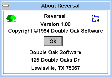 Game cover: Reversal