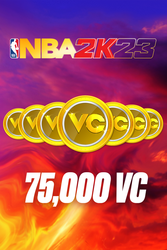 Game cover: NBA 2K23: 75,000 VC