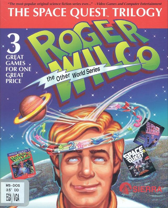 Game cover: The Space Quest Trilogy: Roger Wilco the Other World Series