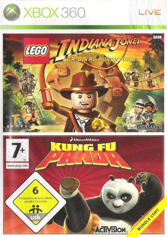 Game cover: LEGO Indiana Jones: The Original Adventures / Kung Fu Panda