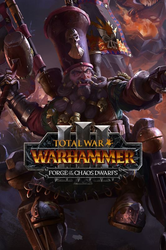 Game cover: Total War: Warhammer III - Forge of the Chaos Dwarfs