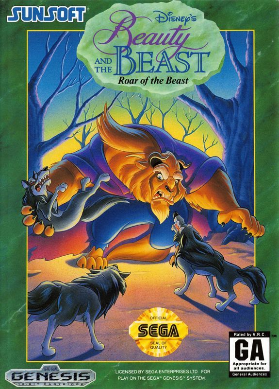 Game cover: Disney's Beauty and the Beast: Roar of the Beast