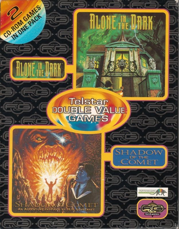 Game cover: Telstar Double Value Games: Alone in the Dark + Shadow of the Comet