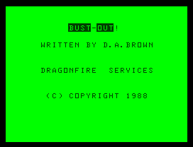 Game cover: Bust-out!