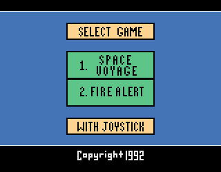 Game cover: 2 Pak Special: Space Voyage & Fire Alert