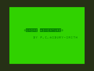 Game cover: Gnome Adventure