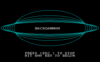 Game cover: Backgammon