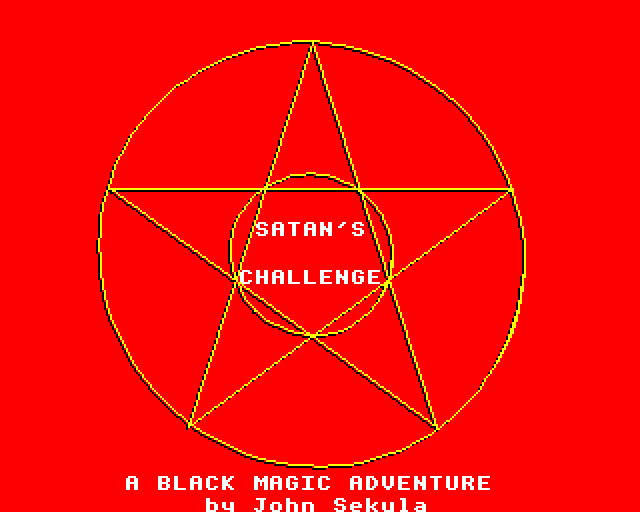 Game cover: Satan's Challenge