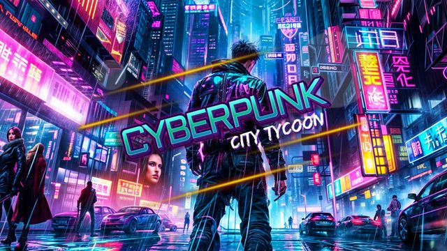 Game cover: Cyberpunk City Tycoon