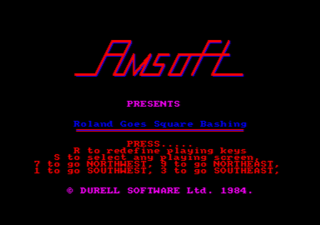 Game cover: Roland Goes Square Bashing