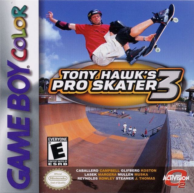 Game cover: Tony Hawk's Pro Skater 3