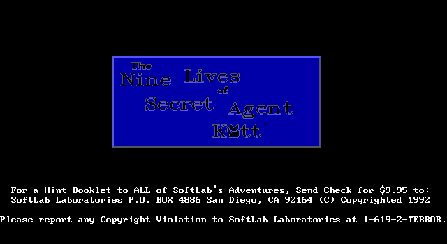 Game cover: The Nine Lives of Secret Agent Katt