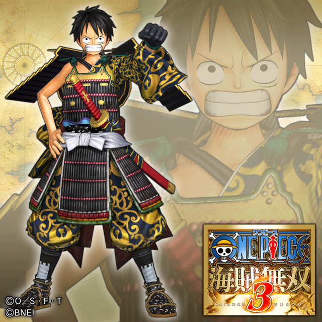 Game cover: One Piece: Pirate Warriors 3 - Additional Costume: Luffy (Samurai)