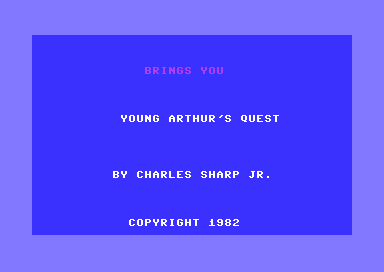 Game cover: Young Arthur's Quest