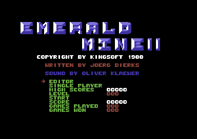 Game cover: Emerald Mine II