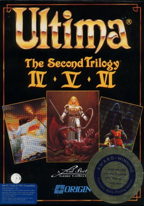 Game cover: Ultima: The Second Trilogy
