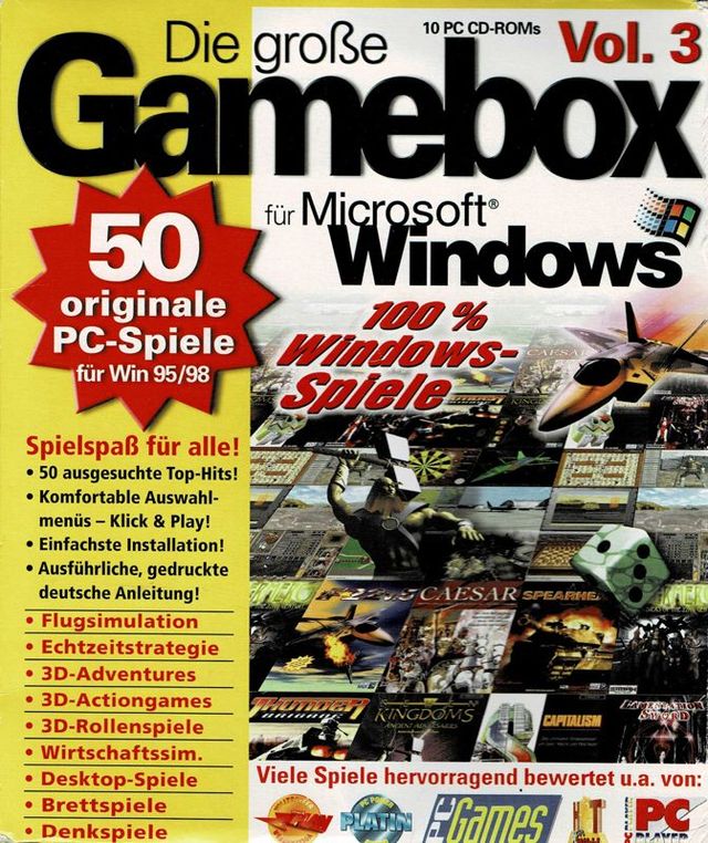 Game cover: Die große Gamebox für Microsoft Windows: Vol. 3