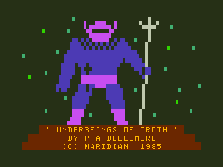 Game cover: Underbeings of Croth
