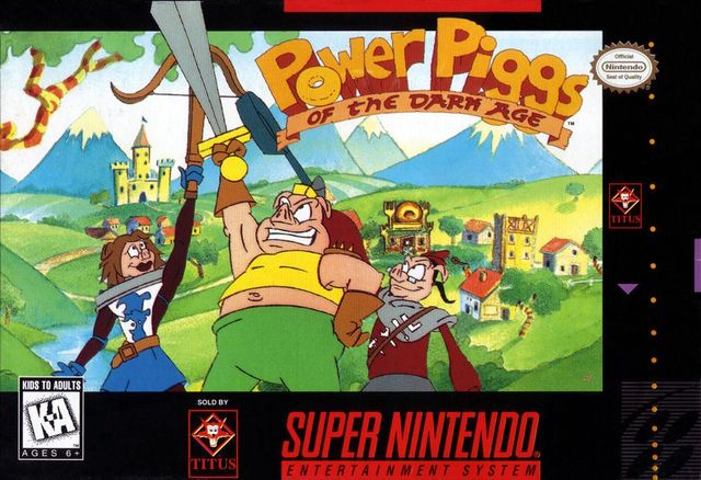 Game cover: Power Piggs of the Dark Age