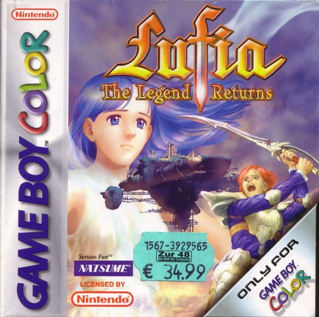 Game cover: Lufia: The Legend Returns