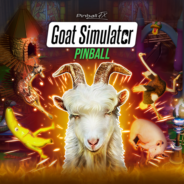Game cover: Pinball FX: Goat Simulator Pinball