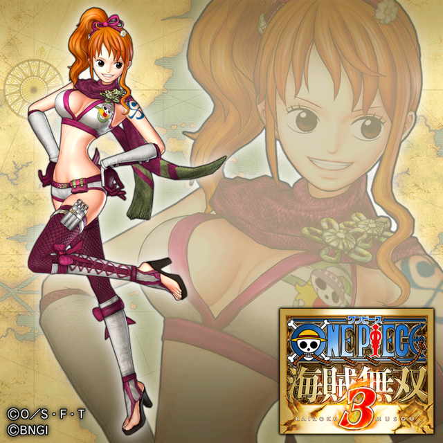 Game cover: One Piece: Pirate Warriors 3 - Additional Costume: Nami (Samurai Warriors Ver.)