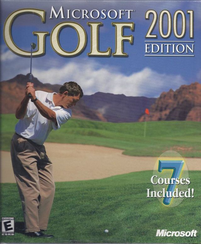 Game cover: Microsoft Golf 2001 Edition