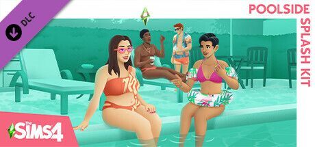 Game cover: The Sims 4: Poolside Splash Kit