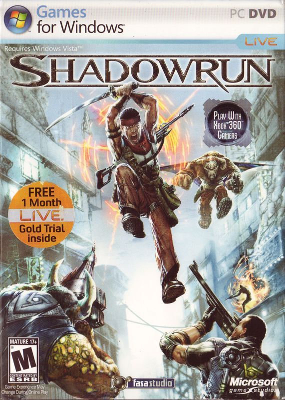 Game cover: Shadowrun