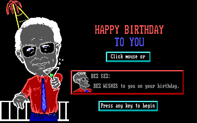 Game cover: The Birthday Game