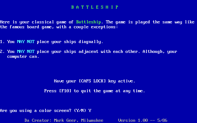 Game cover: Battleship