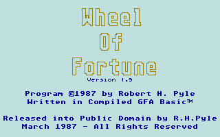 Game cover: Wheel of Fortune