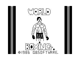 Game cover: World Boxing
