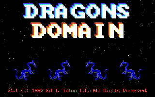 Game cover: The Dragon's Domain