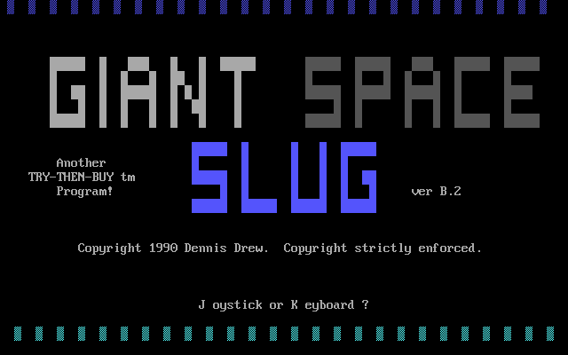 Game cover: Giant Space Slug