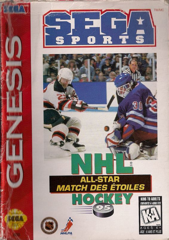Game cover: NHL All-Star Hockey '95