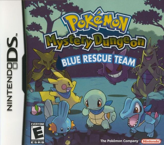 Game cover: Pokémon Mystery Dungeon: Blue Rescue Team