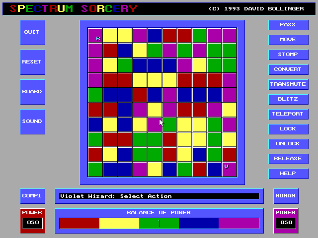 Game cover: Spectrum Sorcery