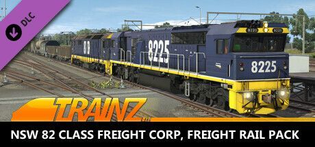 Game cover: Trainz 2022: NSW 82 Class Freight Corp, Freight Rail Pack