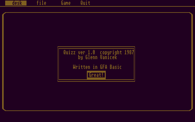 Game cover: Quizz