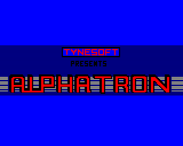 Game cover: Alphatron