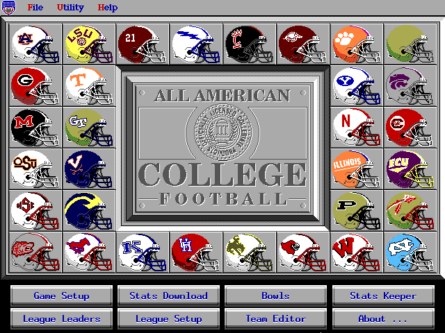 Game cover: All-American College Football