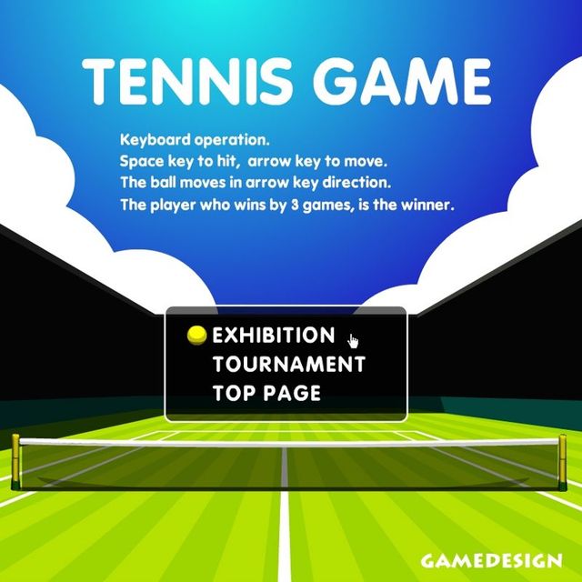 Game cover: Tennis Game