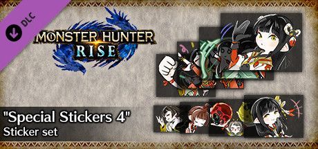 Game cover: Monster Hunter: Rise - "Special Stickers 4" Sticker set