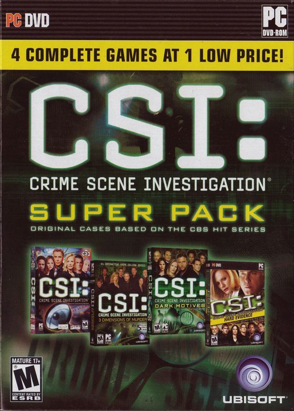 Game cover: CSI: Crime Scene Investigation - Super Pack