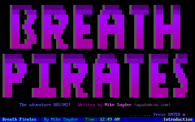 Game cover: Breath Pirates